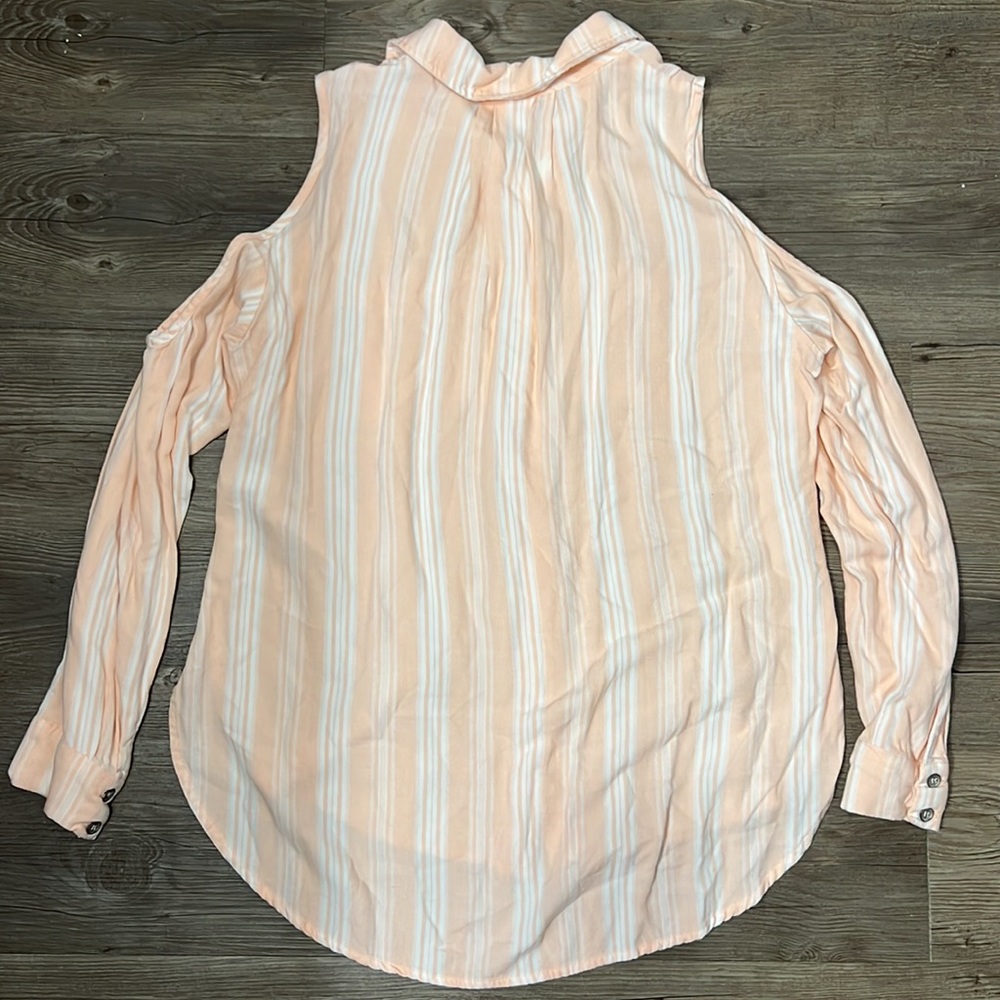 Ariat Markle Cold Shoulder Striped Top - Picture 7 of 7